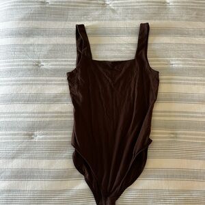 Classic Brown One-Piece Bodysuit